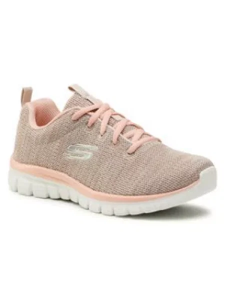 Skechers Sneakersy Twisted Fortune béžová