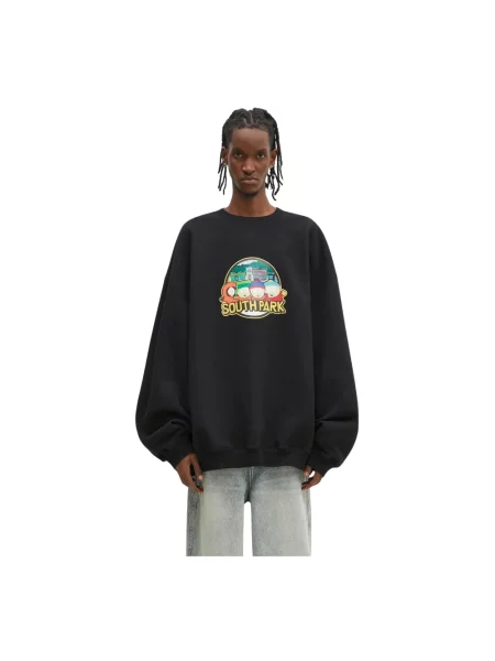 VETEMENTS bluza Southpark Oversized z nadrukiem czarny