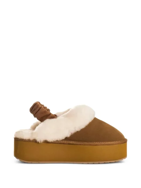Kambarinės šlepetės Birkenstock su atvira nosine ruda