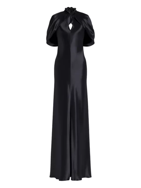 Rochie maxi Alberta Ferretti de costum negru