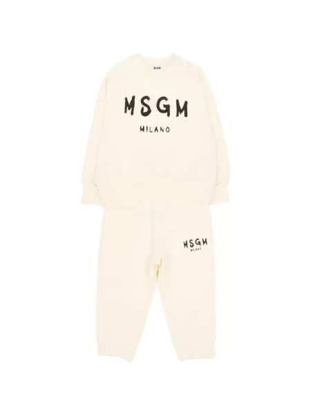 Spodnie dziecięce Msgm białe