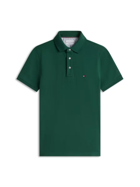 TOMMY HILFIGER Tricou închis verde