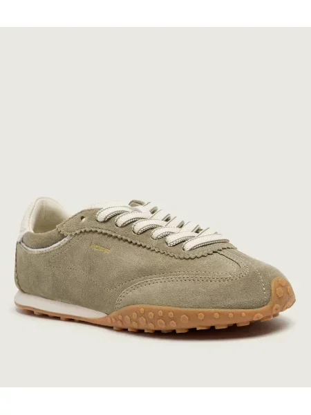 HOFF Sneakers Bridge | piele întoarsă verde