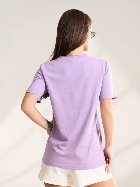 Футболка ISSA Plus бузковий