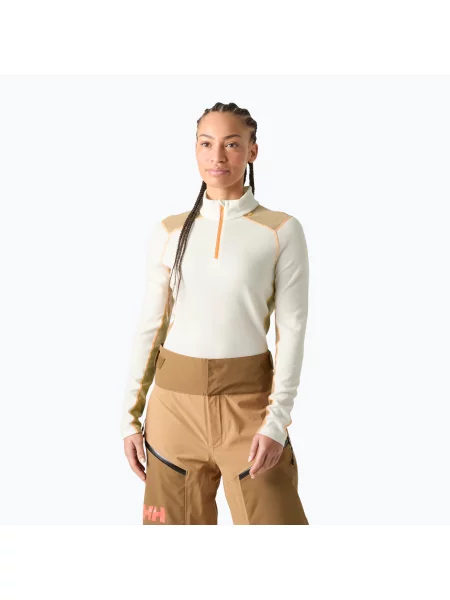 Bluză termoactivă pentru femei Helly Hansen Lifa Merino Midweight Zip snow