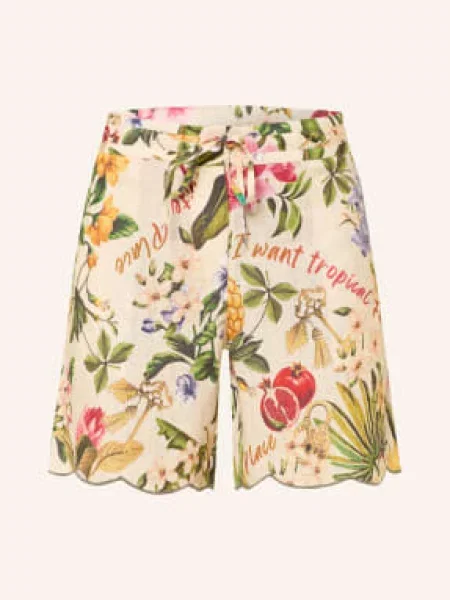 Princess Goes Hollywood Szorty Z Lnu weiss zielone