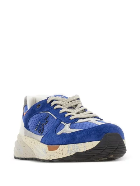 Szarvasbőr sneaker Premiata kék