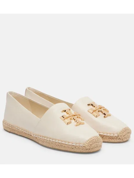 Espadrile Tory Burch din piele alb