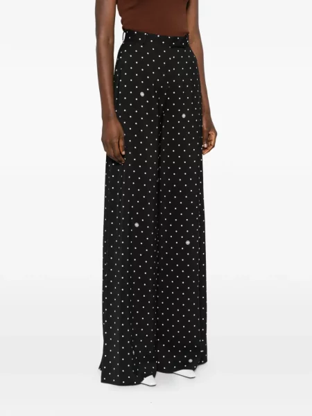 Spodnie Elie Saab w grochy czarne