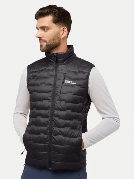 Pánska vesta Jack Wolfskin Passamani Down phantom sivá