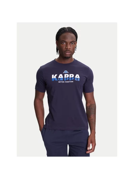 Kappa Majica Mornarsko Regular Fit modra