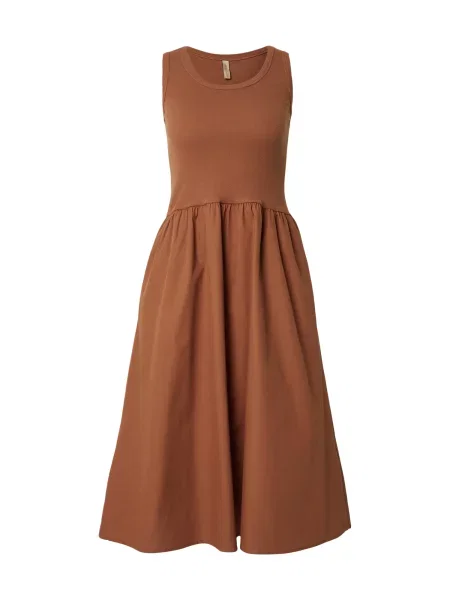Soyaconcept Rochie RACHELLE deschis maro