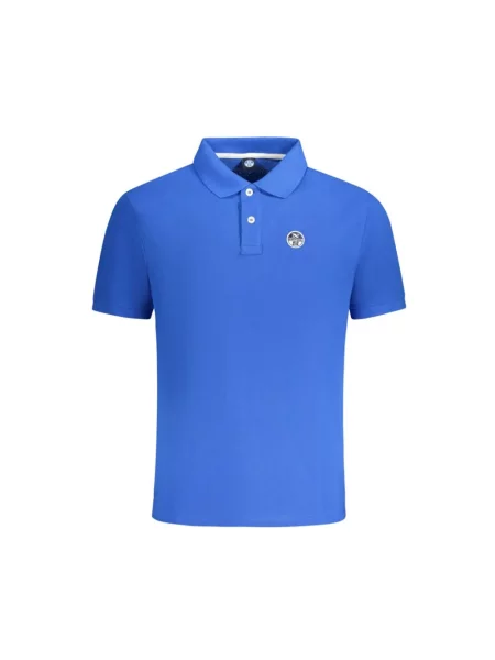 Koszulka polo North Sails z krótkim rękawem niebieska