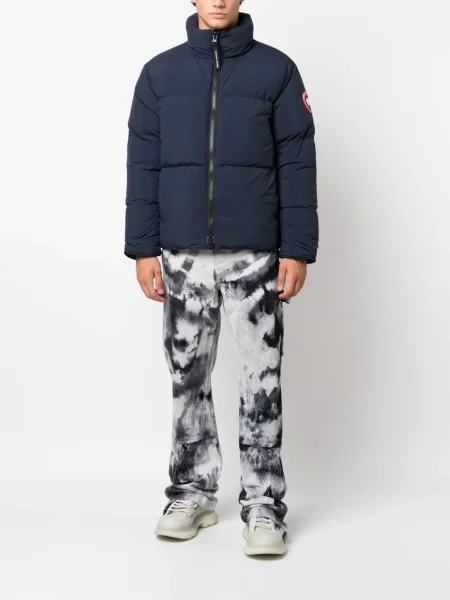 Pūkinė striukė Canada Goose mėlyna