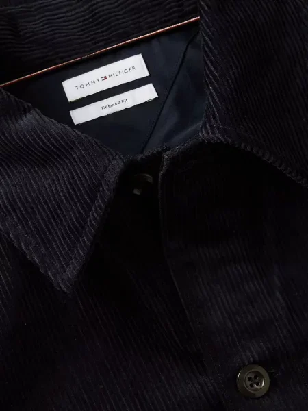 Вельветова сорочка Tommy Hilfiger чорна