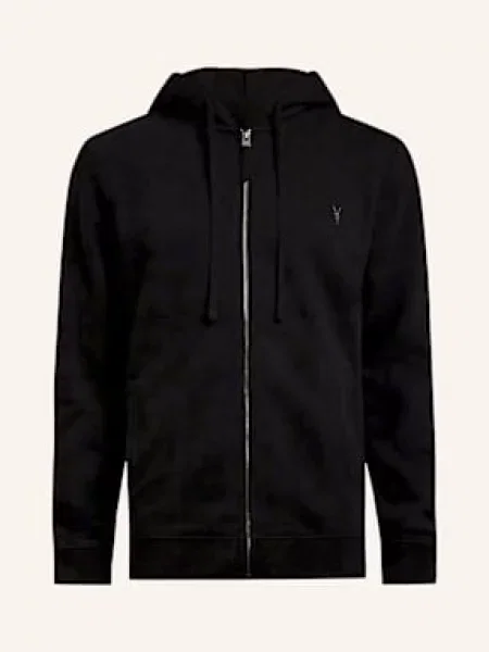 Allsaints Bluza Rozpinana Raven schwarz czarna