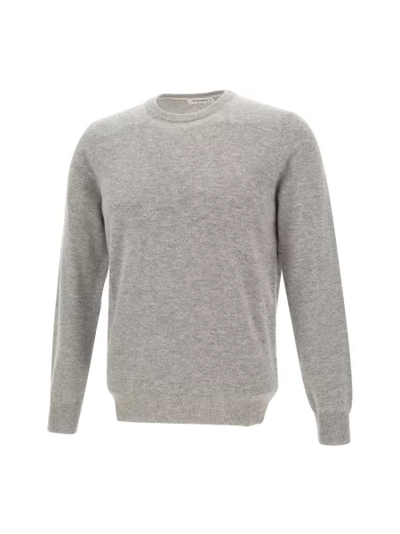 Sweter Kangra wełniany szary