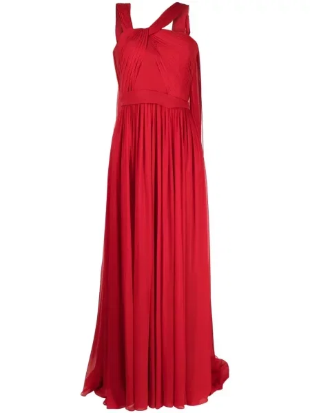 Rochie Elie Saab de mătase drapată