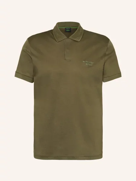 Boss Koszulka Polo Z Dżerseju Spirit 70 Krój Regular Fit gruen zielona