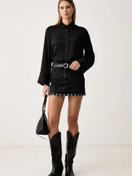 Pinko De blugi fustă Isep negru