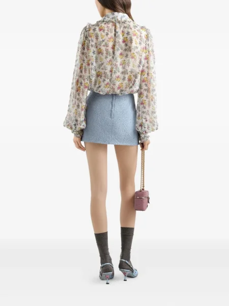 Fusta mini Dolce & Gabbana albastru