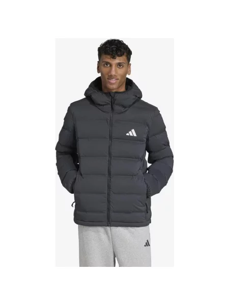 Kurtka z kapturem Adidas Helionic CLIMAWARM Stretch czysty XS czarny