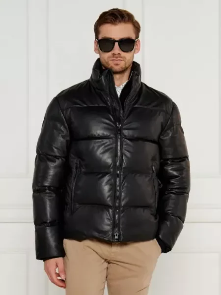 Joop! Geacă de piele Loman negru