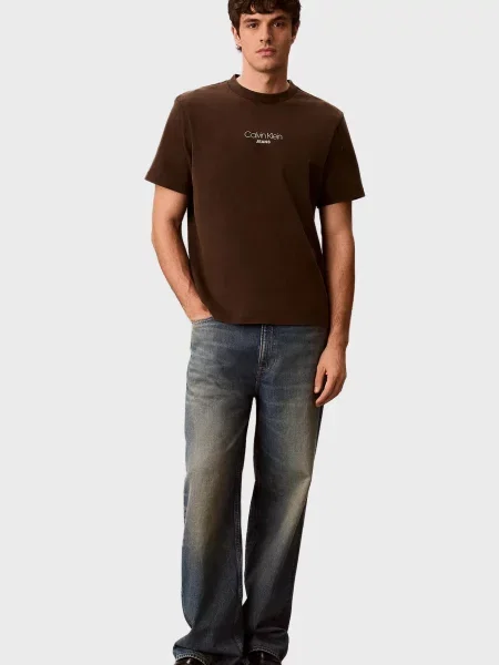Футболка Calvin Klein Jeans коричнева
