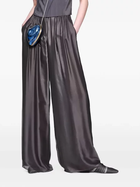 Pantaloni palazzo Giorgio Armani gri