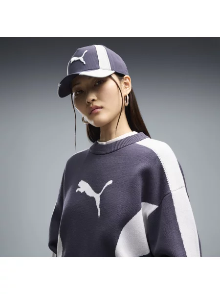 PUMA Sweter z dzianiny unisex o luÅºnym kroju T7 OdzieÅ¼ S szary