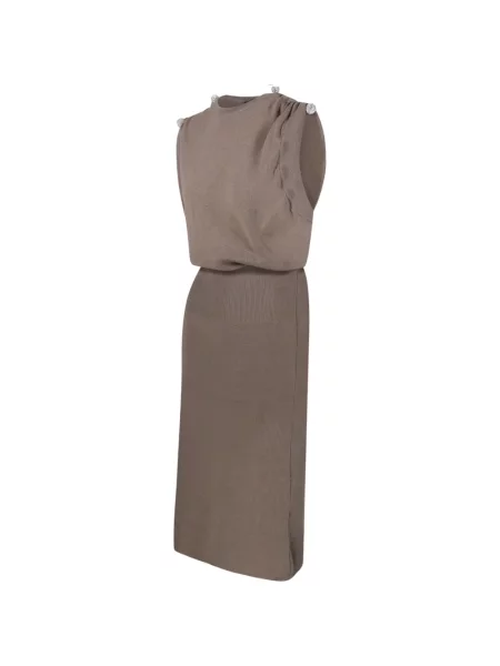 Rochie midi Giuseppe Di Morabito fără mâneci tricotate