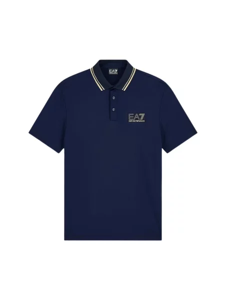 Koszulka polo Emporio Armani Ea7 niebieska