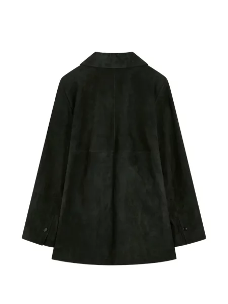 Palton 's Max Mara din piele de căprioară verde