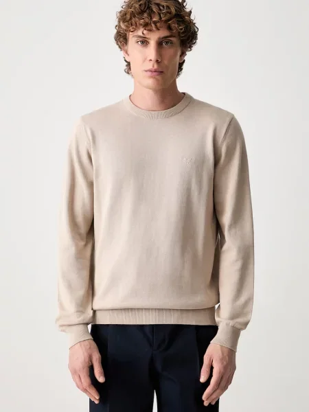 Barbour pulóver férfi PIMA bézs