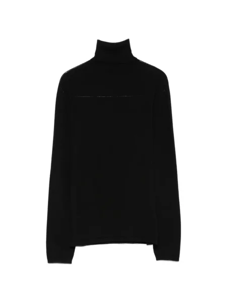 Pulover D.exterior de lână negru