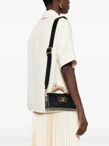 Geantă shopper Lanvin negru