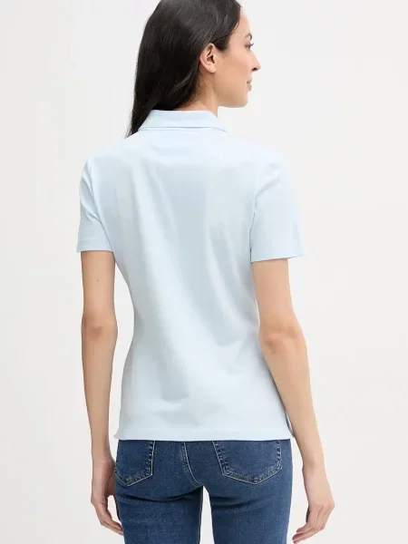 Tommy Hilfiger polo z bawełną niebieska