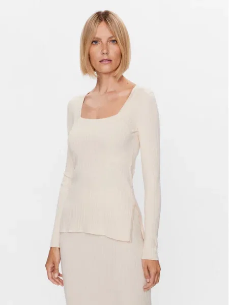 Max Mara Leisure Pulover Timore Écru