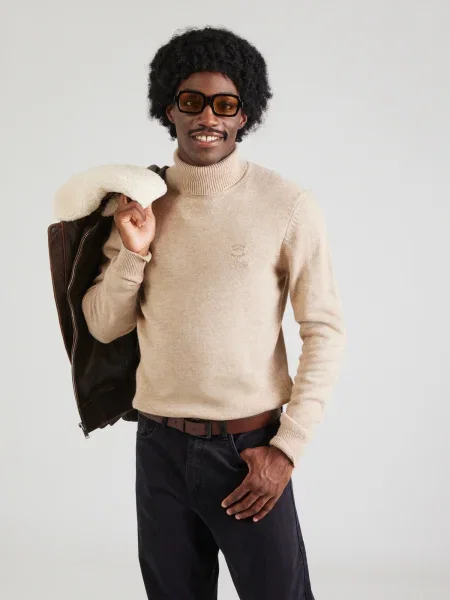 INDICODE JEANS Pulover Margous' bež