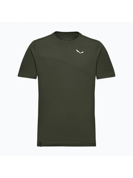Tricou de trekking pentru bărbați Salewa Puez Sporty Dry dark olive kaki