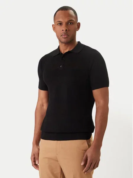 KARL LAGERFELD Tricou polo negru
