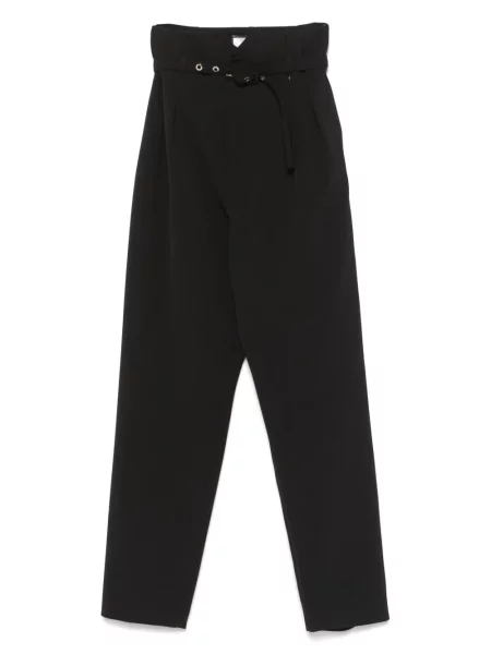 Spodnie Nissa plisowane czarne