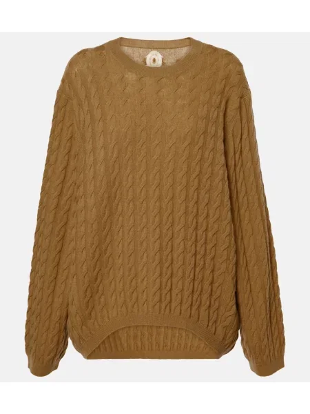 Pulover Jardin Des Orangers de lână maro