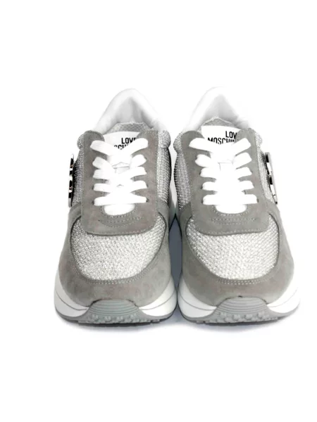 Sneakersy Love Moschino szare