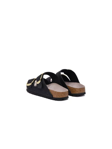 Pantofle Birkenstock s přezkou černé
