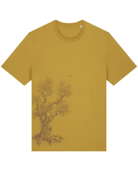 Life-Tree Póló Fairwear Organic Olive Tree' sárga