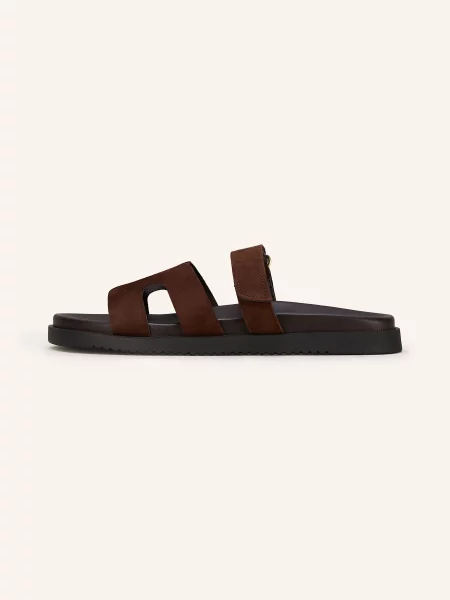 Steve Madden Pantofle Missile tmavě hnědá