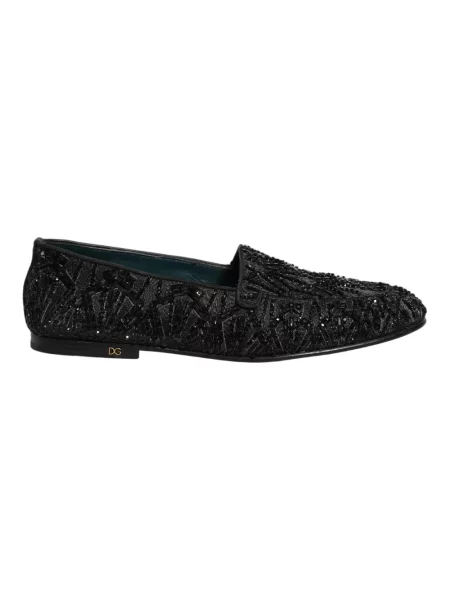 Półbuty Dolce And Gabbana skórzane biznesowe czarne