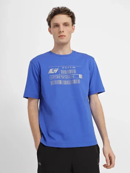 Emporio Armani Футболка синій
