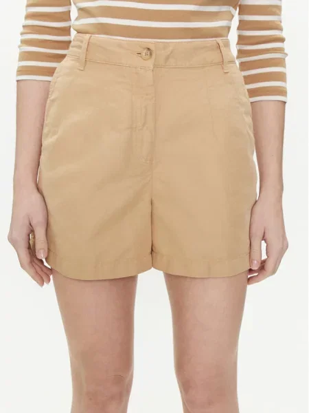 Tommy Hilfiger Szorty materiałowe beżowy